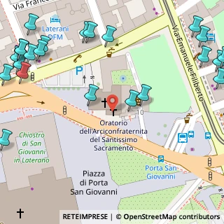 Mappa Piazza di Porta S. Giovanni, 00185 Roma RM, Italia (0.08846)