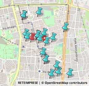 Mappa Via dei Rododendri, 00171 Roma RM, Italia (0.471)