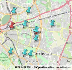 Mappa Via dei Rododendri, 00171 Roma RM, Italia (2.17)