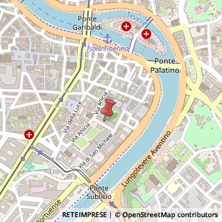 Mappa Via della Madonna dell'Orto, 2, 00153 Roma, Roma (Lazio)