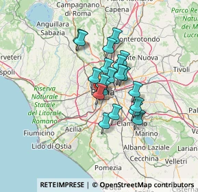 Mappa Piazza Ippolito Nievo, 00153 Roma RM, Italia (9.5125)