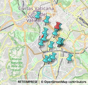 Mappa Via Giovanni Battista Niccolini, 00152 Roma RM, Italia (1.46813)
