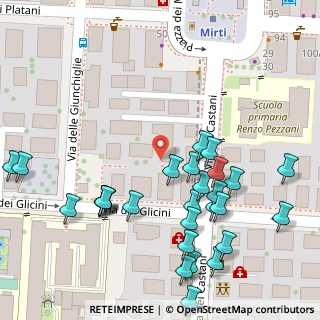 Mappa Via dei Glicini, 00172 Roma RM, Italia (0.08571)