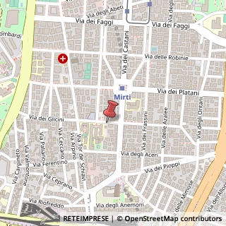 Mappa Via dei Glicini, 70, 00172 Roma, Roma (Lazio)