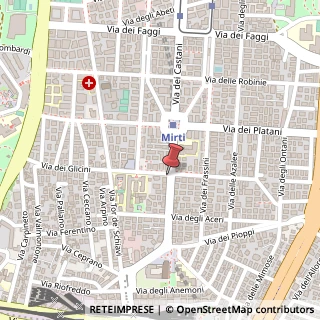 Mappa Via dei Glicini,  76, 00172 Roma, Roma (Lazio)