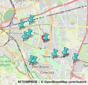 Mappa Via dei Glicini, 00172 Roma RM, Italia (2.07273)