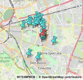 Mappa Via dei Glicini, 00172 Roma RM, Italia (1.2665)