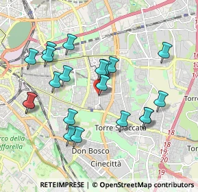 Mappa Via dei Glicini, 00172 Roma RM, Italia (2.0375)