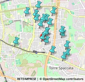 Mappa Via dei Glicini, 00172 Roma RM, Italia (0.9065)