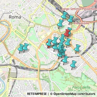 Mappa Via Taurasia, 00183 Roma RM, Italia (0.866)