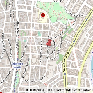 Mappa Via Alessandro Poerio,  56, 00152 Roma, Roma (Lazio)