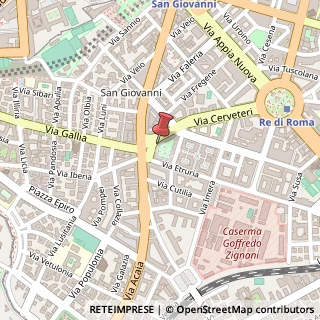Mappa Piazza Tuscolo, 2, 00183 Roma, Roma (Lazio)