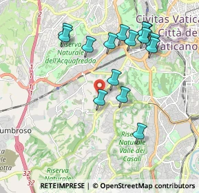 Mappa Via dei Brusati, 00163 Roma RM, Italia (2.062)