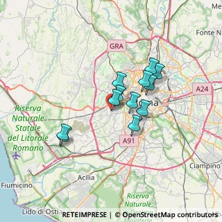 Mappa Via dei Brusati, 00163 Roma RM, Italia (5.50333)