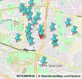 Mappa Via degli Ontani, 00172 Roma RM, Italia (1.003)