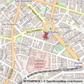 Mappa Via Albalonga,  34, 00183 Roma, Roma (Lazio)