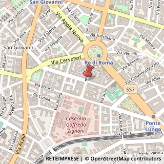 Mappa Via Albalonga,  40, 00183 Roma, Roma (Lazio)
