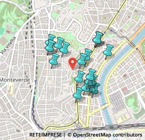 Mappa Via Francesco dall'Ongaro, 00152 Roma RM, Italia (0.3665)
