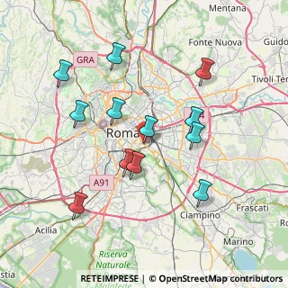 Mappa Via Tortona, 00183 Roma RM, Italia (7.69)