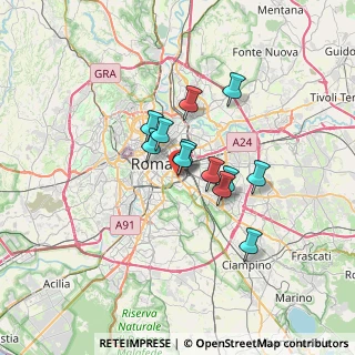 Mappa Via Tortona, 00183 Roma RM, Italia (4.9075)