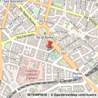 Mappa Via Domodossola, 29, 00183 Roma, Roma (Lazio)
