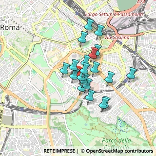 Mappa Via Elvia Recina, 00183 Roma RM, Italia (0.681)