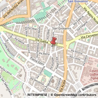 Mappa Via Saturnia, 17, 00183 Roma, Roma (Lazio)