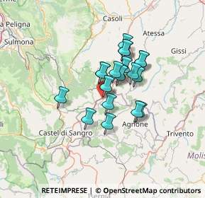 Mappa Via Alessandro Volta Zona P.I.P Sant'Agelo del Pesco, 86080 Sant'Angelo del Pesco IS, Italia (9.842)