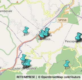 Mappa Via Alessandro Volta Zona P.I.P Sant'Agelo del Pesco, 86080 Sant'Angelo del Pesco IS, Italia (2.4135)