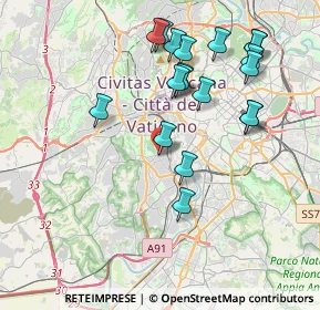 Mappa Via Trebio Littore, 00152 Roma RM, Italia (4.19316)