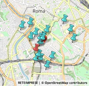 Mappa Via Ligorio Pirro, 00153 Roma RM, Italia (0.7265)