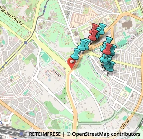 Mappa Viale dell Terme di Caracalla, 00153 Roma RM, Italia (0.4545)