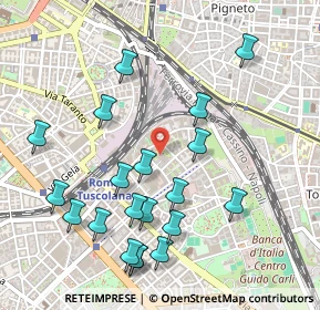 Mappa Via Narni, 00181 Roma RM, Italia (0.5855)