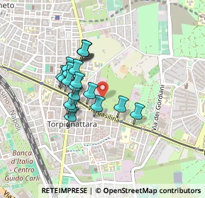 Mappa Via Artena, 00177 Roma RM, Italia (0.3665)