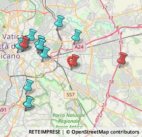 Mappa Via Artena, 00177 Roma RM, Italia (4.934)