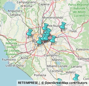 Mappa Via Artena, 00177 Roma RM, Italia (11.59727)