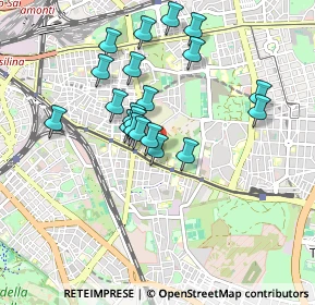 Mappa Via Artena, 00177 Roma RM, Italia (0.845)