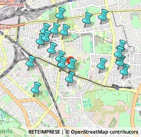 Mappa Via Artena, 00177 Roma RM, Italia (1.0315)