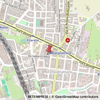 Mappa Via Galeazzo Alessi, 227, 00176 Roma, Roma (Lazio)