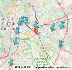 Mappa Via Montefalco, 00181 Roma RM, Italia (5.26455)