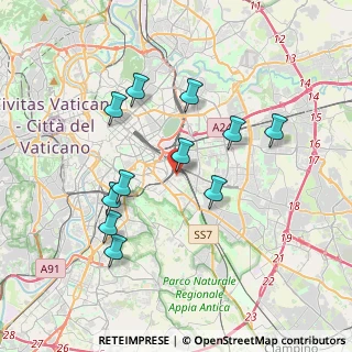 Mappa Via Montefalco, 00181 Roma RM, Italia (3.73091)