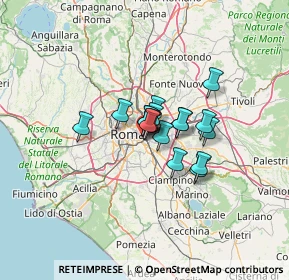 Mappa Via Montefalco, 00181 Roma RM, Italia (7.74471)