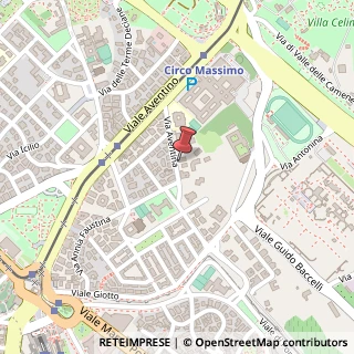 Mappa Via Aventina, 10, 00153 Roma, Roma (Lazio)