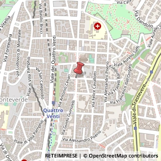 Mappa Via Anton Giulio Barrili,  37, 00152 Roma, Roma (Lazio)