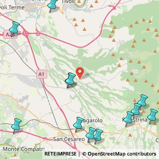 Mappa Via Pescina, 00010 Gallicano Nel Lazio RM, Italia (7.04333)