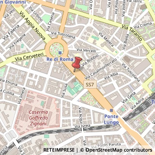 Mappa Via Appia Nuova,  236, 00183 Roma, Roma (Lazio)