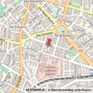 Mappa Via Ferento, 8, 00183 Roma, Roma (Lazio)