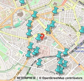 Mappa Via Statonia, 00183 Roma RM, Italia (0.602)