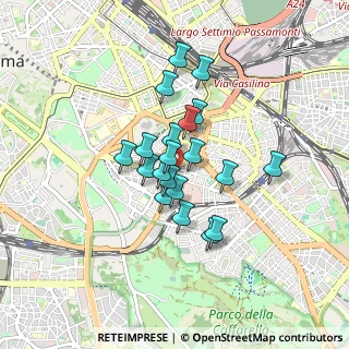 Mappa Via Astura, 00183 Roma RM, Italia (0.6515)