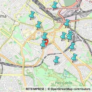 Mappa Via Astura, 00183 Roma RM, Italia (1.07667)